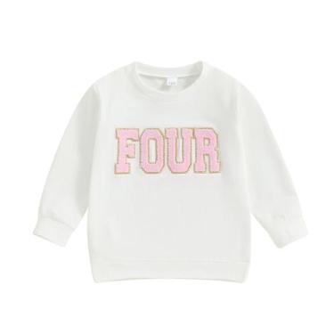 Imagem de Moletom de aniversário Outfit Lamuusaa Toddler Baby Girl Boy