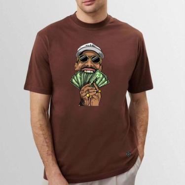 Imagem de Camiseta Masculina Trap Money Estampada 100% Algodão Premium - MKR, Ma