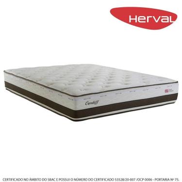 Imagem de Colchão Queen Herval Molas Maxspring Cardiff, 30x158x198 cm