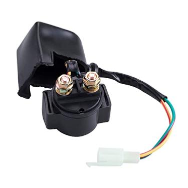 Imagem de GOLOVENLD Solenoide de partida atualizado para 4 tempos 50cc 125cc 150cc 200cc 250cc ATV Dirt Bikes Scooters Go Kart Dne Buggys
