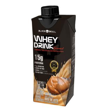 Imagem de Whey Drink Gourmet - Pronto Para Beber - 1 Unid  - Black Skull Whey Drink Gourmet 250ml - Doce de Leite - 1 Unid
