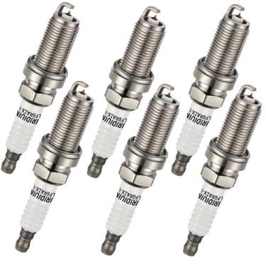 Imagem de Conjunto de velas de ignição 6 compatíveis com Iridium BMW Lexus Saab 