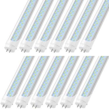 Imagem de Lâmpada de tubo LED JESLED T8 tipo A+B 3 pés 18 W 6000 K 2520 lm, paco
