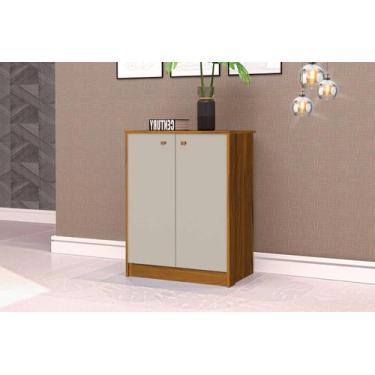 Imagem de Armário Organizador Multiuso Balcão 2 Portas Office Escritório OffWhit