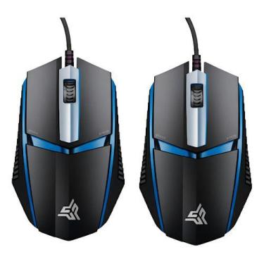 Imagem de Kit 2 Mouse Gamer Knup Mu003 Led Usb Pc Original Oferta