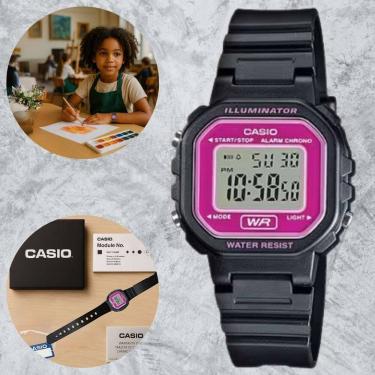 Imagem de Relógio Casio Infantil Digital Standard Preto LA-20WH-4ADF