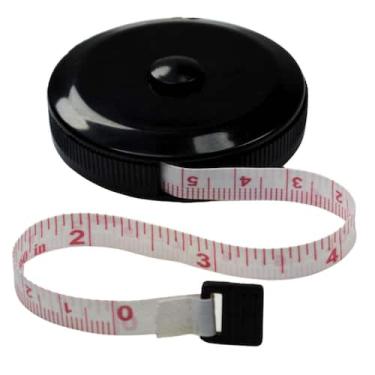 Imagem de Fita Métrica Metrica Trena 1,5 Metros Profissional - Love Saude, PRETO