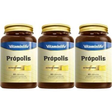 Imagem de Kit 3X Própolis - 60 Cápsulas - Vitaminlife-Masculino