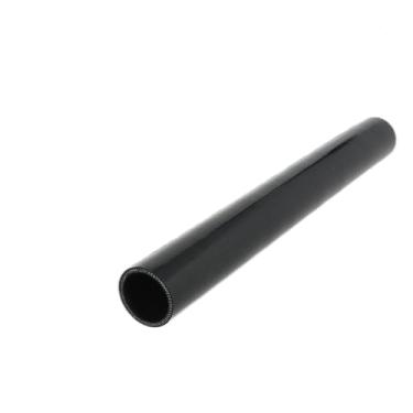 Imagem de I33T Tubo de silicone automotivo, ID 2,56" (65 mm) mangueira de silicone de acoplador reto, mangueira universal de refrigeração de radiador de alta temperatura de 3 camadas (0,5 m) (preto)