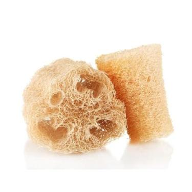 Imagem de Kit 2 Buchas Vegetal Pedaço Natural Banho GRANDES
