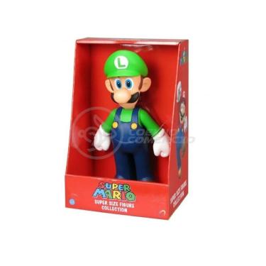 Imagem de Boneco Action Figure Luigi Super Size 23Cm Super Mario