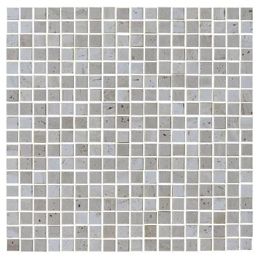 Imagem de Pastilha De Pedra Natural Travertino 1,5x1,5 Placa 30x30cm - 1314004006