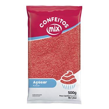 Imagem de Açúcar Colorido Cristal Vermelho - 500g