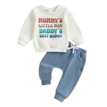 Imagem de Conjunto de roupas Baby Boy Fall, moletom de manga comprida, 6-24M - A