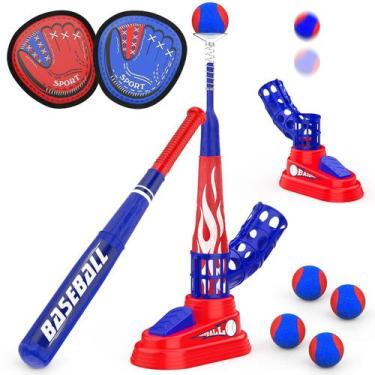 Imagem de Hepoasky 3 em 1 Kids T-Ball Set Toss Catch Game 3-5 Y