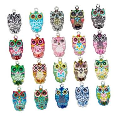 Imagem de Fancyes 20 peças de pingentes de para fazer joias, chaveiro, colar fofo, chaveiro, pulseira, pingentes para bolsa, mochila