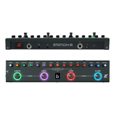 Imagem de Pedaleira Ziron Station B Bass p/baixo 9 Pré amp IR chorus reverb drive