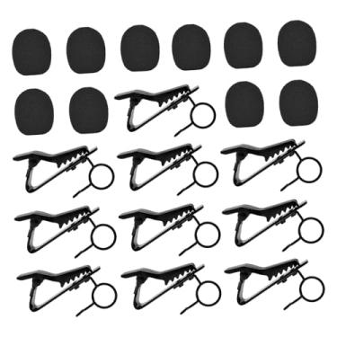 Imagem de Dynwave Clipe para microfone de lapela com capa de esponja, fácil de usar, compacto, multifuncional, equipamento profissional, 8.4 Mm