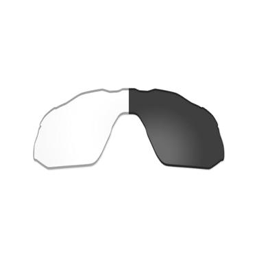 Imagem de Vonxyz Óculos de sol de substituição para óculos de sol Oakley Radar EV Advancer OO9442 - Preto claro ativado fotocrômico