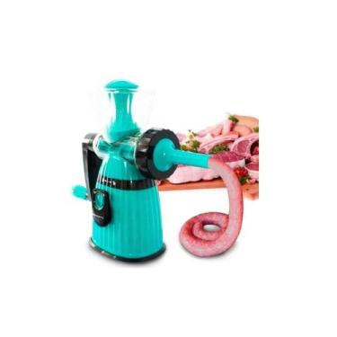 Imagem de Moedor de carne Moedor manual de picador de carne MLY-663 vermelho - L