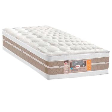 Imagem de Colchão Solteiro Molas Ensacadas Pocket Silver Star Air Double Face Euro Pillow (88x188x34) - Castor