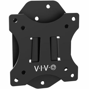 Imagem de VIVO Suporte de parede para monitor ultrawide resistente de perfil baixo para telas de até 49 polegadas, comporta 20 kg, VESA máximo 100 x 100, preto, montagem-VWLP1