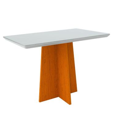 Imagem de Mesa Jantar 4 Lugares 1,20 Vidro Ype Off White