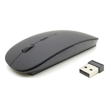 Imagem de Mouse Sem Fio RGB Silencioso Recarregável – USB + Bluetooth, Design Slim, Luz LED Colorida, Ideal para Notebook, PC e Gamer Linha Premium