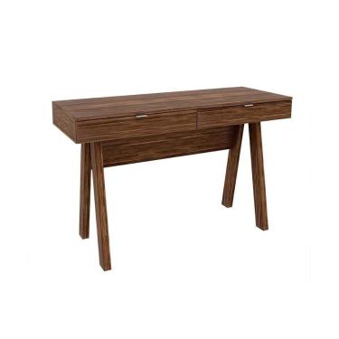 Imagem de Mesa Escrivaninha Juvenil Me4128 C/ 2 Gavetas Nogal - Tecno Mobili