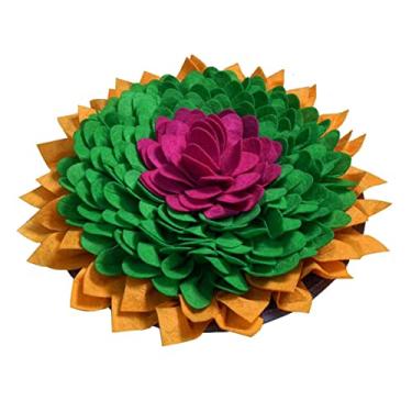 Imagem de Tapete de rapé para cães Alimentador lento Tapete de rapé para cães Brinquedos interativos para cães Tapete de carneiro para cães Enriquecimento de animais de estimação para treinamento de cheiro e comida lenta Tapete de forragem para animais de estimação