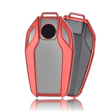 Imagem de Capa transparente de TPU para chave remota de carro para BMW Display LCD 5 Series 6 Series 7 Series 8 Series G01 G02 G05 G11 G12 G30