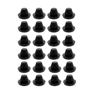Imagem de Sandfren Plugue de enchimento de óleo de macaco de garrafa de carro, 24 peças de borracha cônica horizontal hidráulica hidráulica para reservatório de veículo, plugue de tampão de óleo, acessórios de