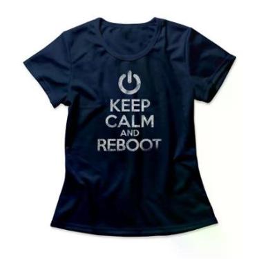Imagem de Camiseta Studio Geek Keep Calm And Reboot Feminino-Feminino