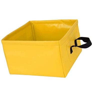 Imagem de Acouto Bacia de Lavagem Dobrável Balde Dobrável Bacia Camping Balde Viagem Caminhadas 13L Portátil de Acampamento Recreação Hidratação e Filtração (13L)