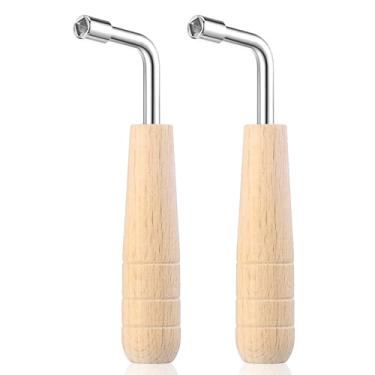 Imagem de XLIUAX Chave de afinação de lira, alavanca de 4 mm/0,15 pol. Chave de harpa em forma de L, ferramenta de afinação de kantele para harpa de lira, pequenos instrumentos de corda (2)