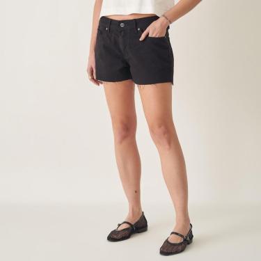 Imagem de Short Jeans Color Barra Desfiada-Feminino