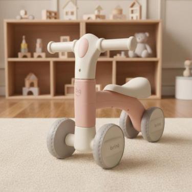 Imagem de Andador Bebê Bicicleta Infantil De Equilibro Com Som E Luz - Brinq Kid