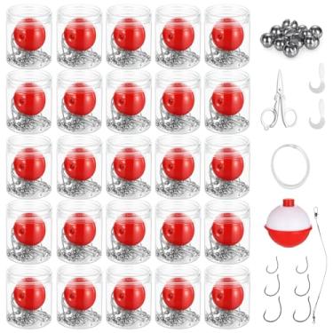 Imagem de Soulchen Conjunto de 25 mini kits de pesca a granel para enchimentos de caixa de sapatos de Natal, acessórios de pesca, equipamento para iniciantes e presente