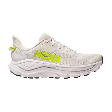 Imagem de HOKA Tênis masculino Challenger 8, Branco/Neon Hoka Citrus, 42