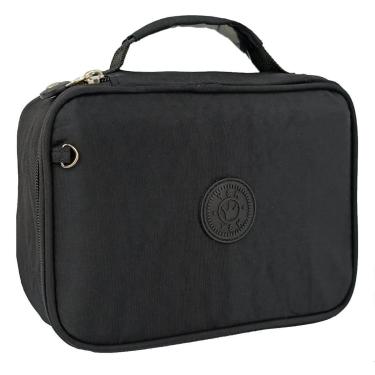 Imagem de Estojo Box Escolar Bolsinha Porta Caneta Lapis Coloridos Grande Jumbo Organizadora-Feminino