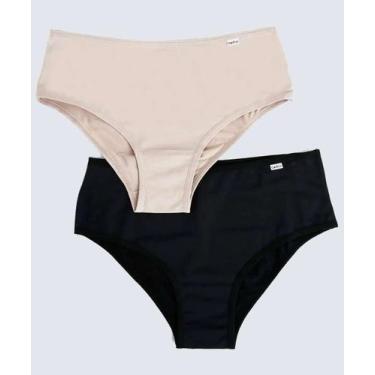 Imagem de Kit 2 Calcinhas Biquíni DelRio-00614, Preto, G