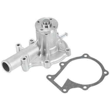 Imagem de VekAuto Kit de bomba de água compatível com Kubota Engine V1505, bomba de água interna do motor em tom prateado de metal durável com junta