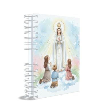 Imagem de Agenda Católica 2026, Nossa Senhora de Fátima, Dourada, Capa 07