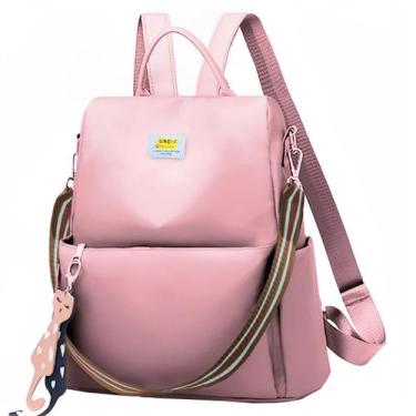 Imagem de Bolsa Feminina 2 em 1 Vira Mochila Mala de Mão Bordo Multifuncional Du