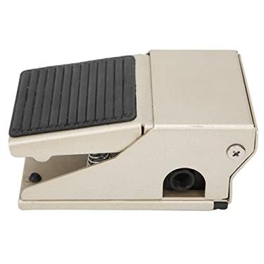 Imagem de Akozon FV320 Interruptor Pneumático de Pedal de 3 Vias e 2 Posições, Válvula de Liga de Aço Com Entrada e Exaustão de Ar