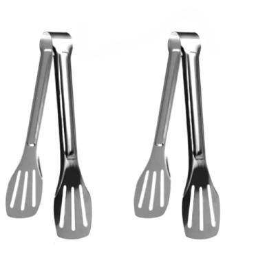 Imagem de Pegador De Inox para Carne, Churrasco, Salada, Cozinha 23cm, 28.5cm, 33cm(2Pcs - 9 polegadas)