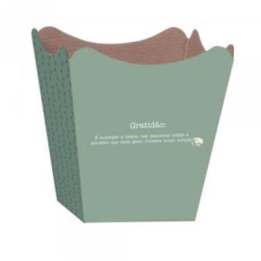 Imagem de Cachepot Paper Decorado Pote 15 Daisy 16X17X11CM Pacote com 10 - Xingo