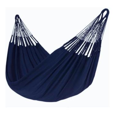 Imagem de Rede Dupla – Nylon Ou AlgodãO Resistente, Ideal Para Uso Ao Ar Livre, Jardins E Atividades De Lazer(Azul)