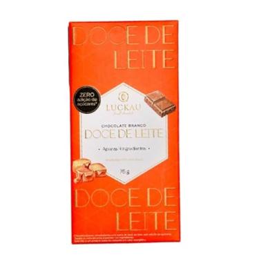 Imagem de DISPLAY BARRAS CHOCOLATE BRANCO COM DOCE DE LEITE 20G ZERO AÇÚCAR - LUCKAU