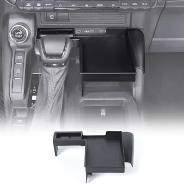 Imagem de LLKUANG Caixa de armazenamento organizadora de câmbio de marchas compatível com Toyota Land Cruiser 250 Prado J250 LC250 2024 2025 2026 ABS console central painel de câmbio bandeja de armazenamento
